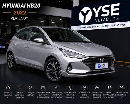 HYUNDAI HB20 1.0 TGDI FLEX PLATINUM AUTOMÁTICO